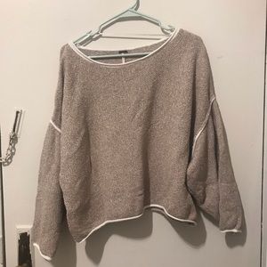 Free people Bardot sweater